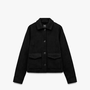 Zara Women Faux Suede Jacket (M)NWT